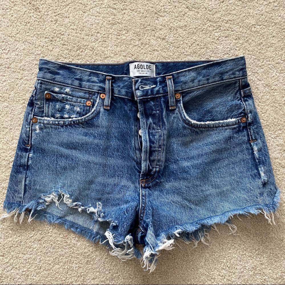 Agolde Parker Vintage Denim Shorts